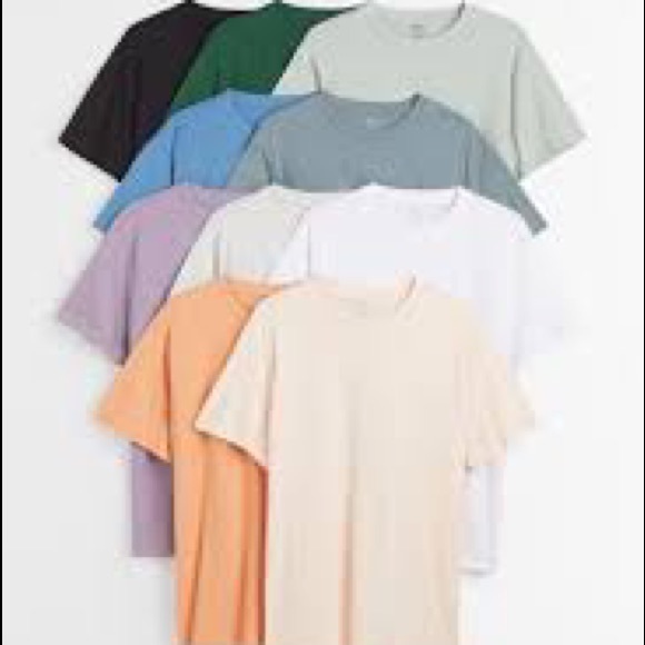 Tee shirts pack of 5 - Picture 4 of 4